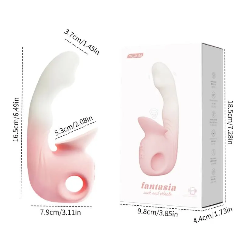 Dương vật giả Yeain Fantasia rung hút điều khiển qua app điện thoại — ảnh 2