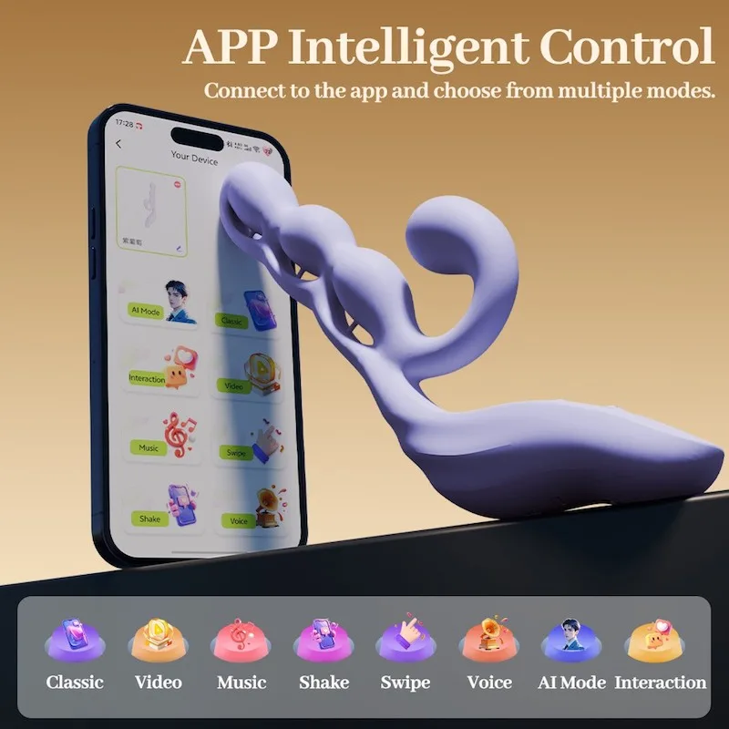 Dương vật giả Yeain Purple Grape Smart Vibrator - Máy rung điều khiển App thông minh — ảnh 5