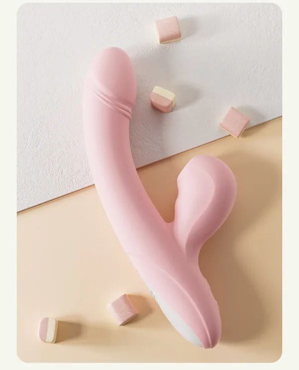 Dương vật giả Jiuuy Gummy rung mút toả nhiệt kích thích điểm G — ảnh 3