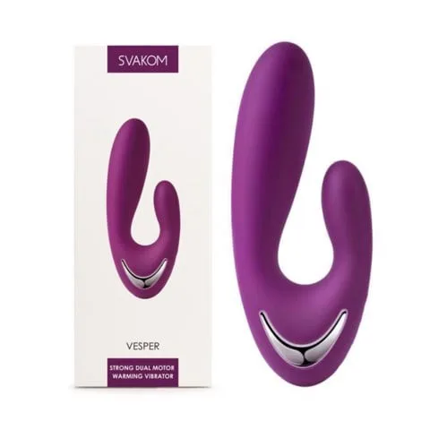 Dương vật rung Svakom Vesper đa chế độ, phát nhiệt sưởi ấm, sạc tiện lợi