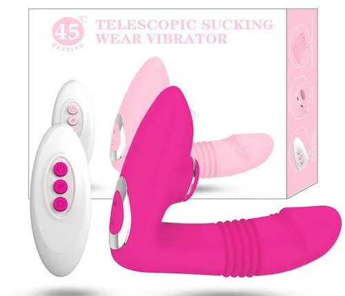 Dương Vật Không Dây Rung Thụt Bú Hút Ấm Nóng — Bạn đời cũng có thể dễ dàng kiểm soát qua remote để kết hợp