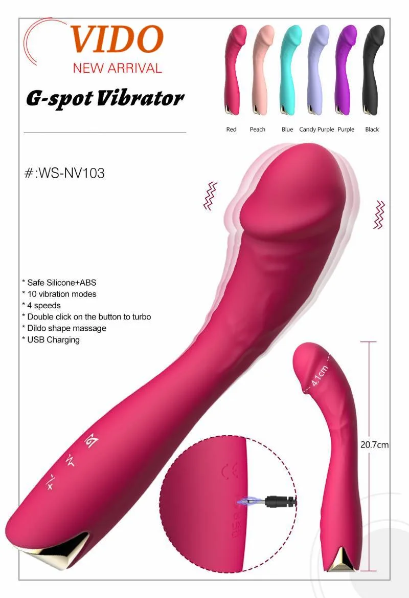 Dương vật giả Vido WS-NV103 siêu mềm có thể uốn cong máy rung điểm G Dương vật giả Vido WS-NV103 siêu mềm máy rung điểm G kích — Khám Phá Đỉnh Cao Của Khoái Cảm Với Thiết Kế Công Thái Học