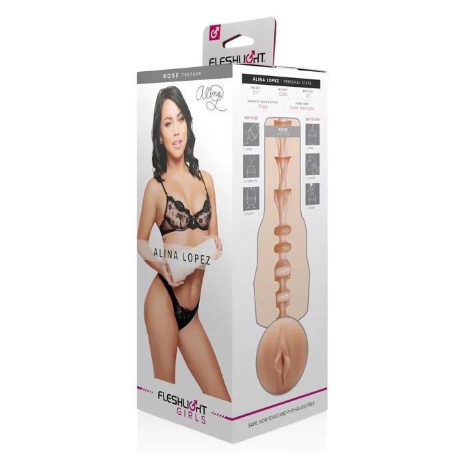 Fleshlight Girls Alina Lopez Rose – Âm Đạo Giả Cao Cấp SuperSkin Chuẩn Mỹ — ảnh 3