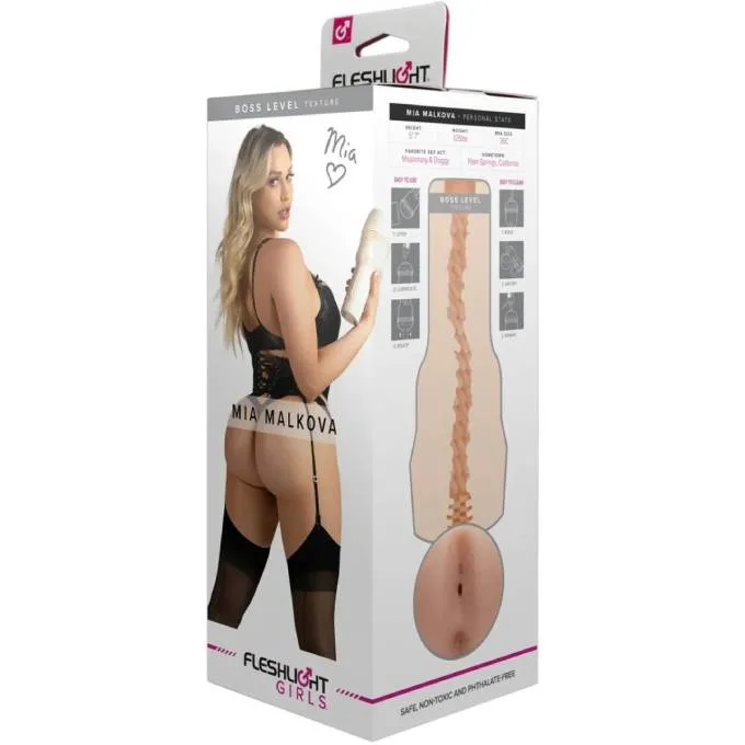 Âm Đạo Giả Fleshlight Girls SuperSkin® mô phỏng diễn viên Mia Malkova cấu trúc hậu môn — ảnh 2