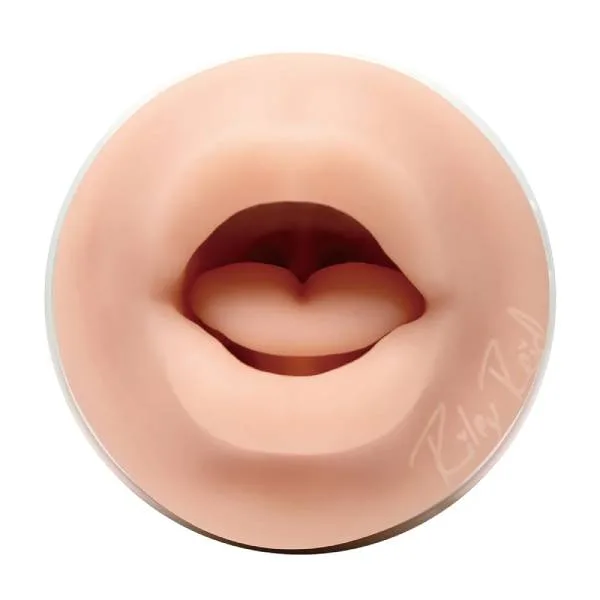 Fleshlight Riley Reid Mouth Chính Hãng Âm Đạo Miệng Lưỡi Giả Silicone Cao Cấp Fleshlight Riley Reid Mouth Chính Hãng Âm Đạo GIả Miệng — Lớp vỏ bên trong được làm từ Real Feel Super Skin mềm mại
