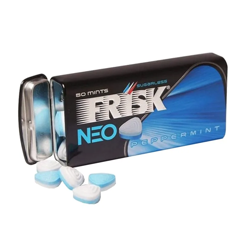 Frisk Neo Peppermint kẹo ngậm bạc hà Nhật Bản 50 viên hương tình yêu
