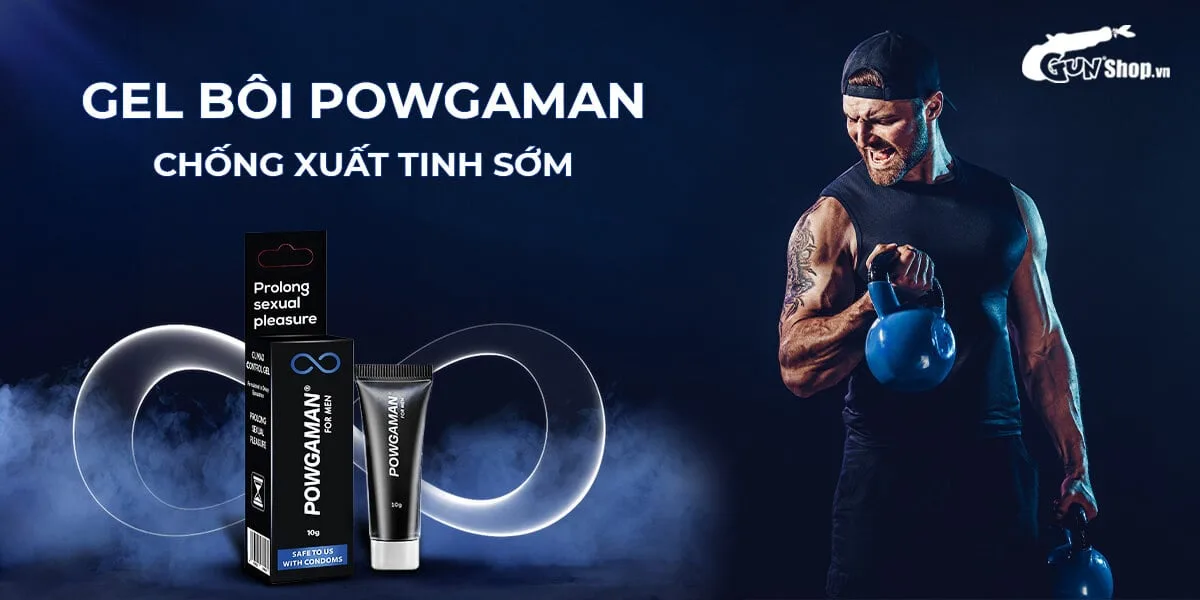 Gel bôi trơn Powgaman kéo dài thời gian tăng khoái cảm nam — Gel Powgaman – Kéo dài thời gian, tăng khoái cảm đáng kể
