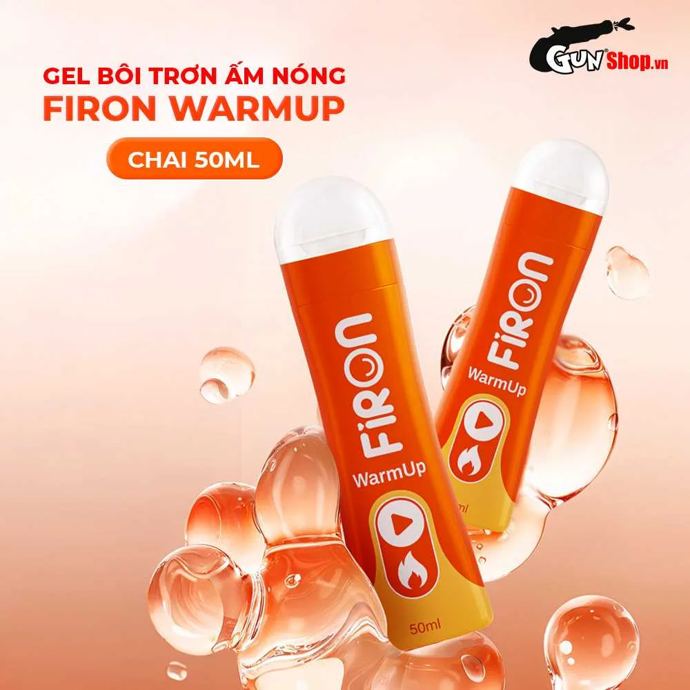 Gel bôi trơn ấm nóng Firon Warm Up - Chai 50ml — ảnh 3