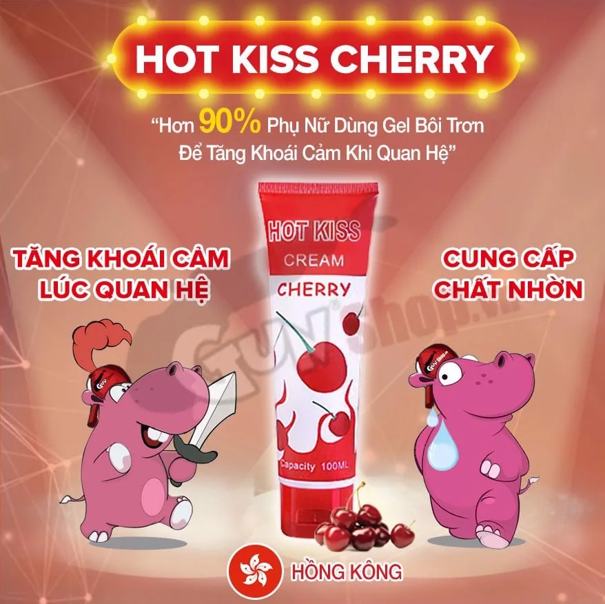 Gel bôi trơn Hot Kiss 100ml hương chery đẳng cấp mượt mà — ảnh 4