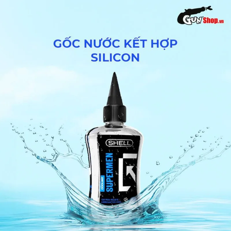Gel bôi trơn hậu môn mát lạnh Shell Supermen Cooling 90ml, siêu mượt, tăng khoái cảm — ảnh 6