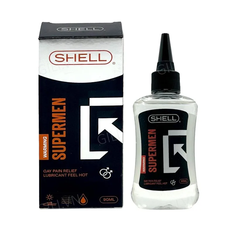 Gel bôi trơn nóng ấm Shell Supermen 90ml, tăng khoái cảm