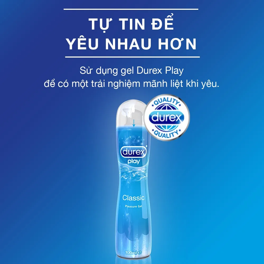 Gel bôi trơn Durex Play Classic 50ml an toàn tăng khoái cảm — Hướng dẫn sử dụng đơn giản, tiện lợi