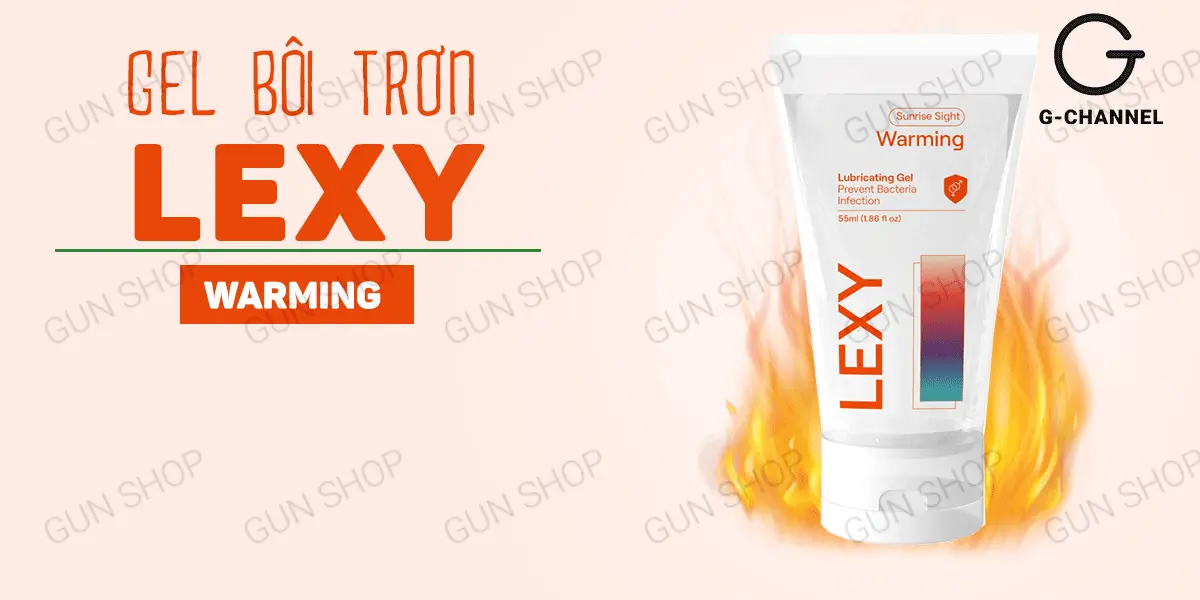 Gel bôi trơn ấm nóng - Lexy Warming - Chai 55ml — ảnh 2