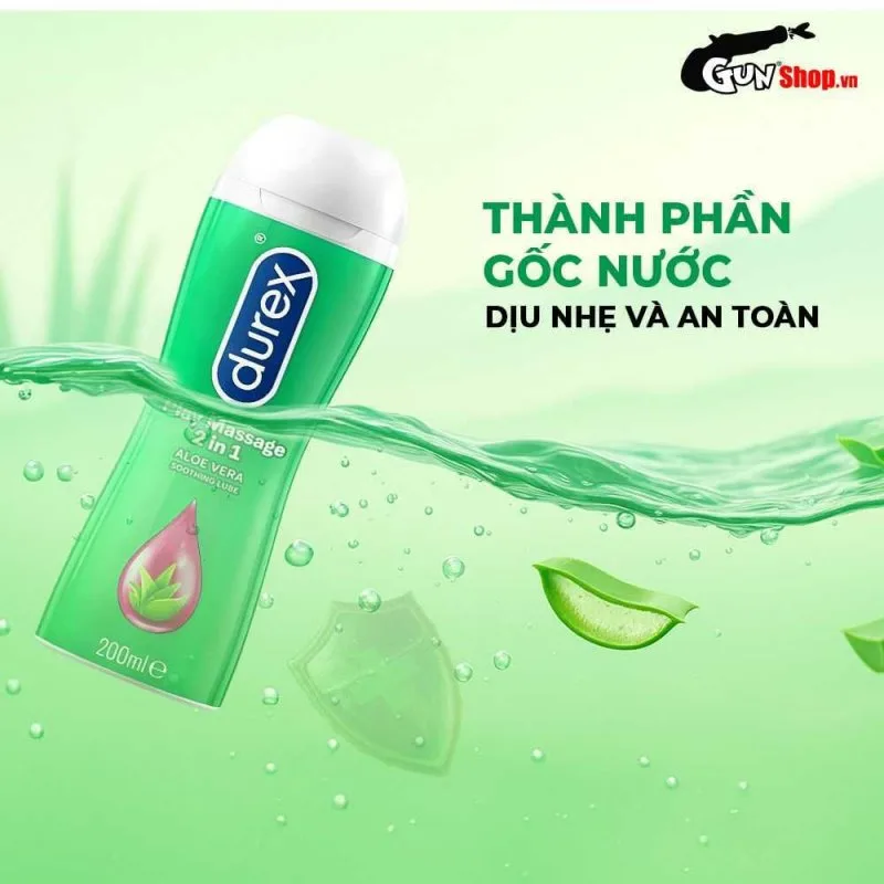 Gel bôi trơn Durex Play 2 in 1 200ml - Mượt mà, kích thích — ảnh 4