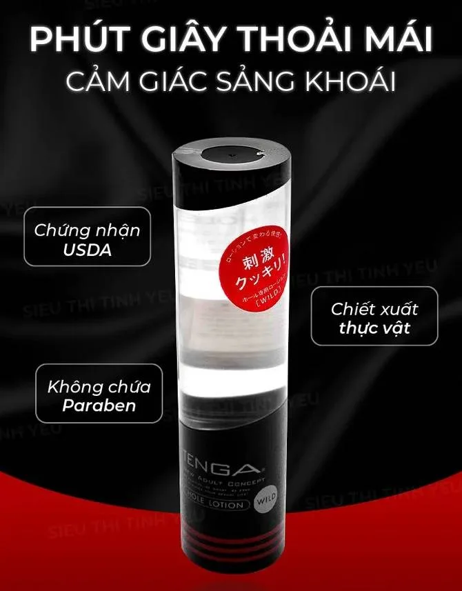Gel bôi trơn gốc nước Tenga Direct Stimulus Wild 170ml dịu nhẹ an toàn — ảnh 6