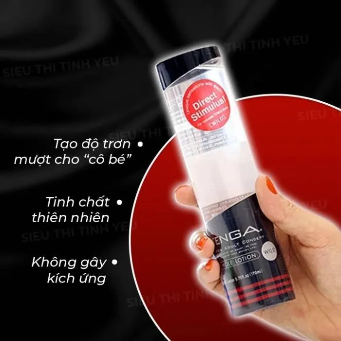 Gel bôi trơn gốc nước Tenga Direct Stimulus Wild 170ml dịu nhẹ an toàn — ảnh 5