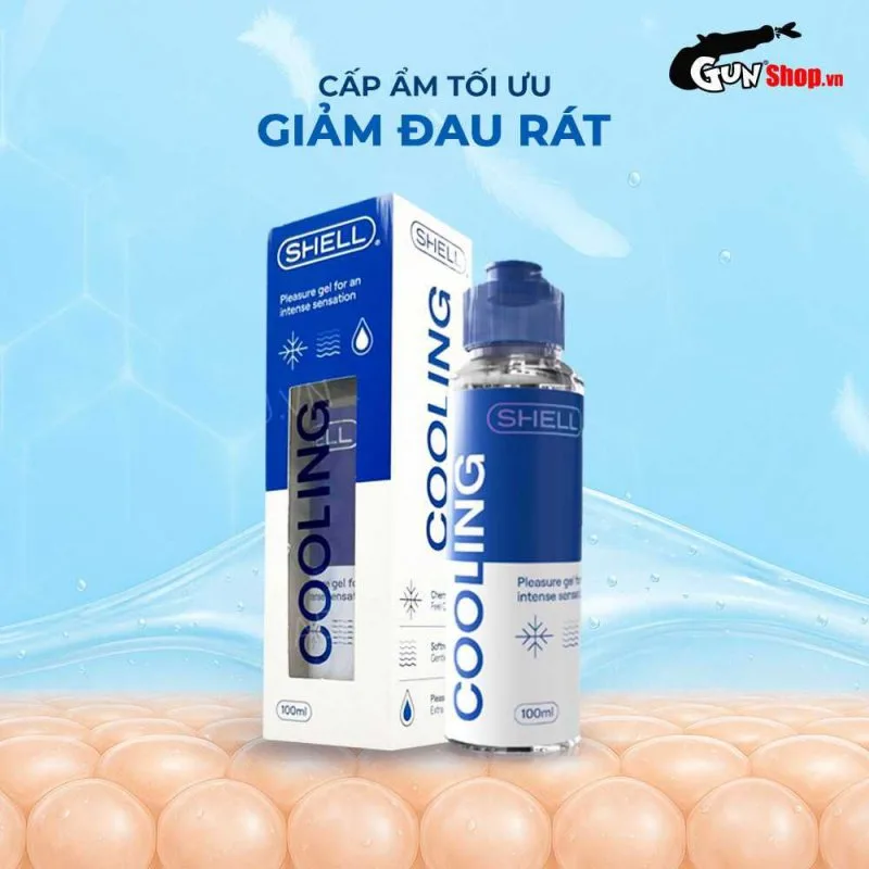 Gel bôi trơn mát lạnh Shell Cooling chai 100ml tăng khoái cảm — ảnh 7