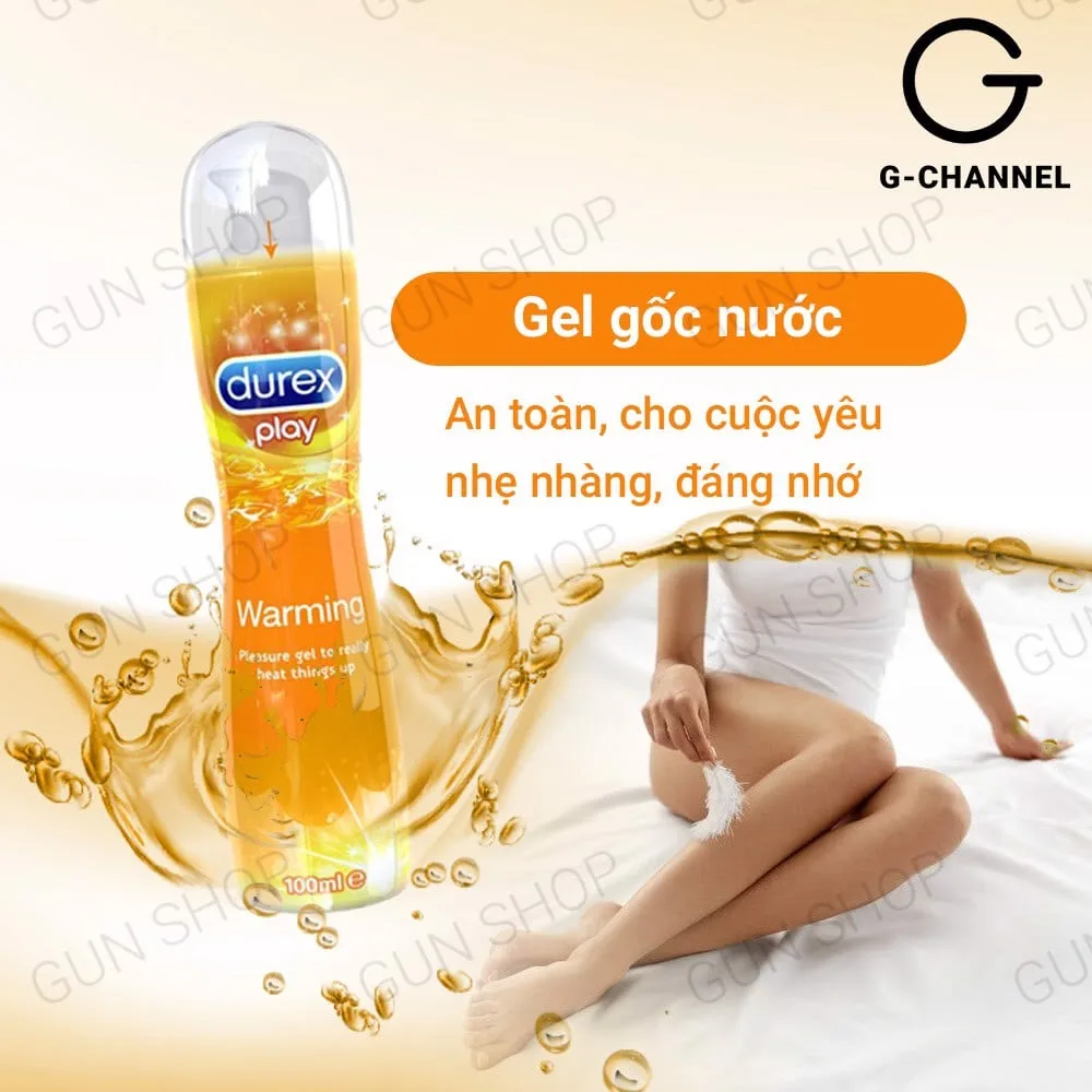 Gel bôi trơn Durex Warming 100ml tăng khoái cảm, nóng ấm sâu — ảnh 4