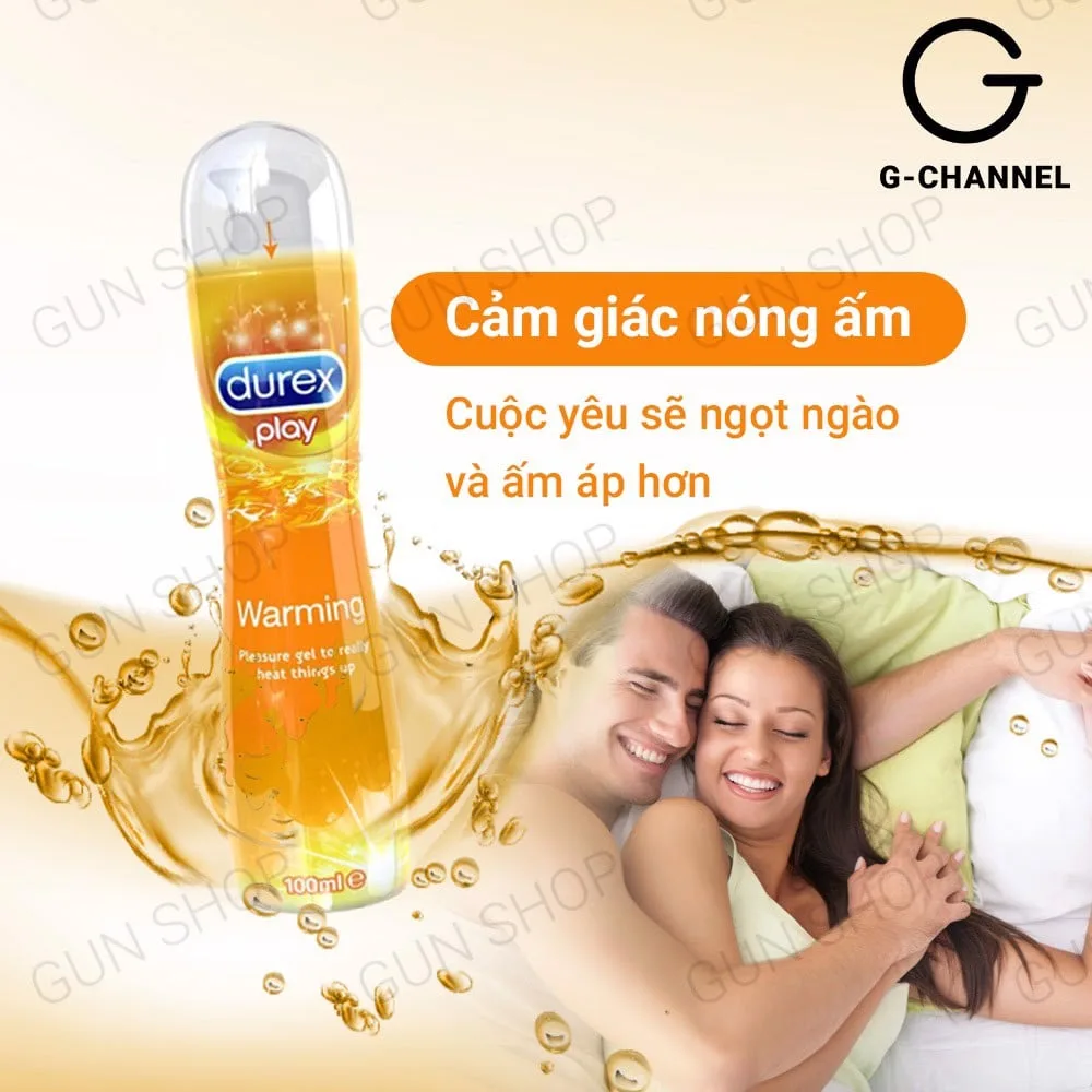 Gel bôi trơn Durex Warming 100ml tăng khoái cảm, nóng ấm sâu — ảnh 6