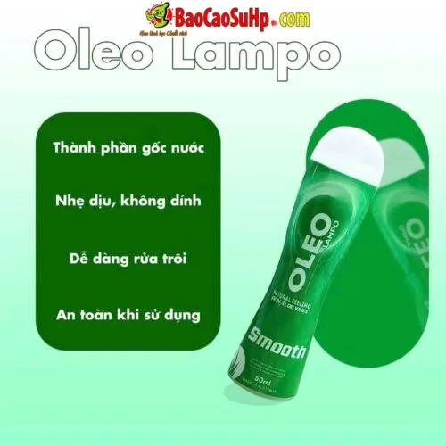 Gel Bôi Trơn Oleo Lampo Smooth Nha Đam 50ml: Dịu Nhẹ, Mượt Mà Cho Những Tâm Hồn Nhạy Cảm — ảnh 5