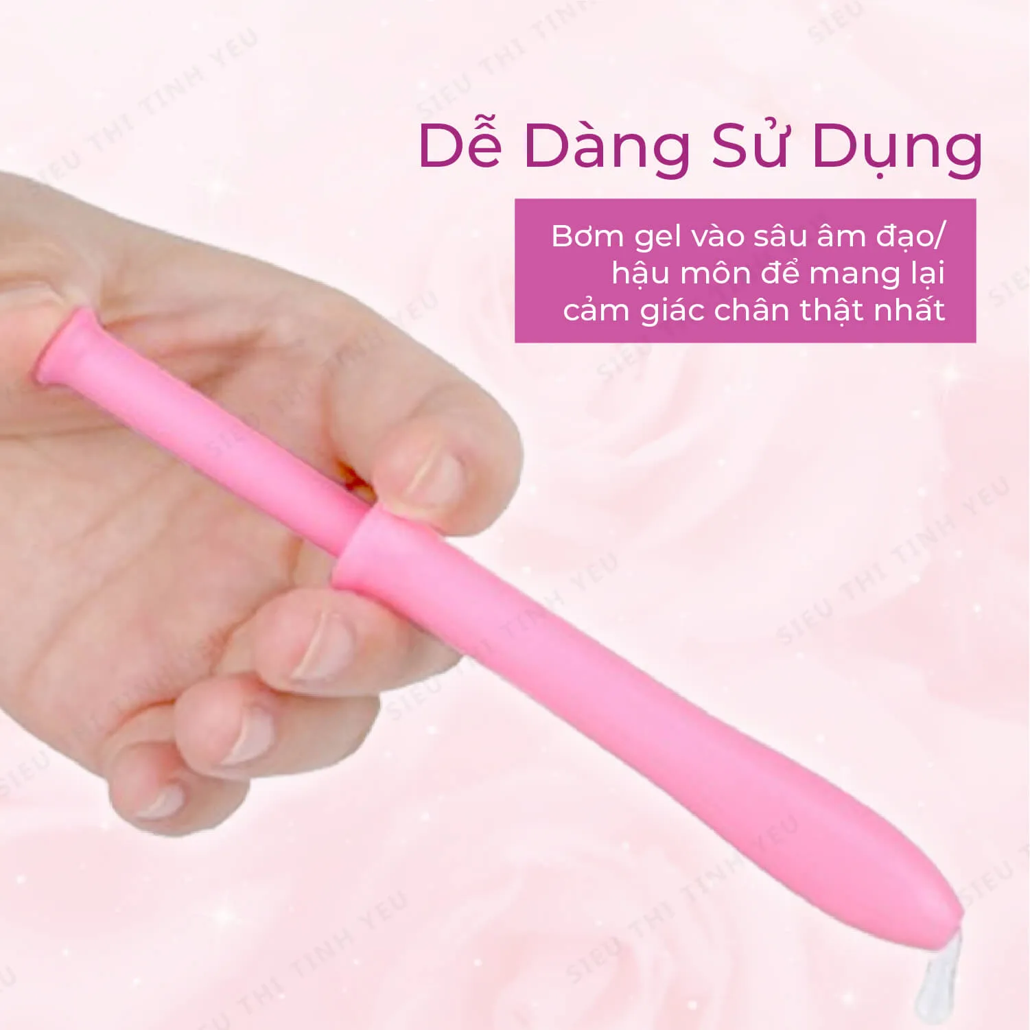 Gel bôi trơn ống bơm Joker màu hồng - Hương hoa hồng, bảo vệ, dưỡng ẫm - Hộp 3 ống — ảnh 5