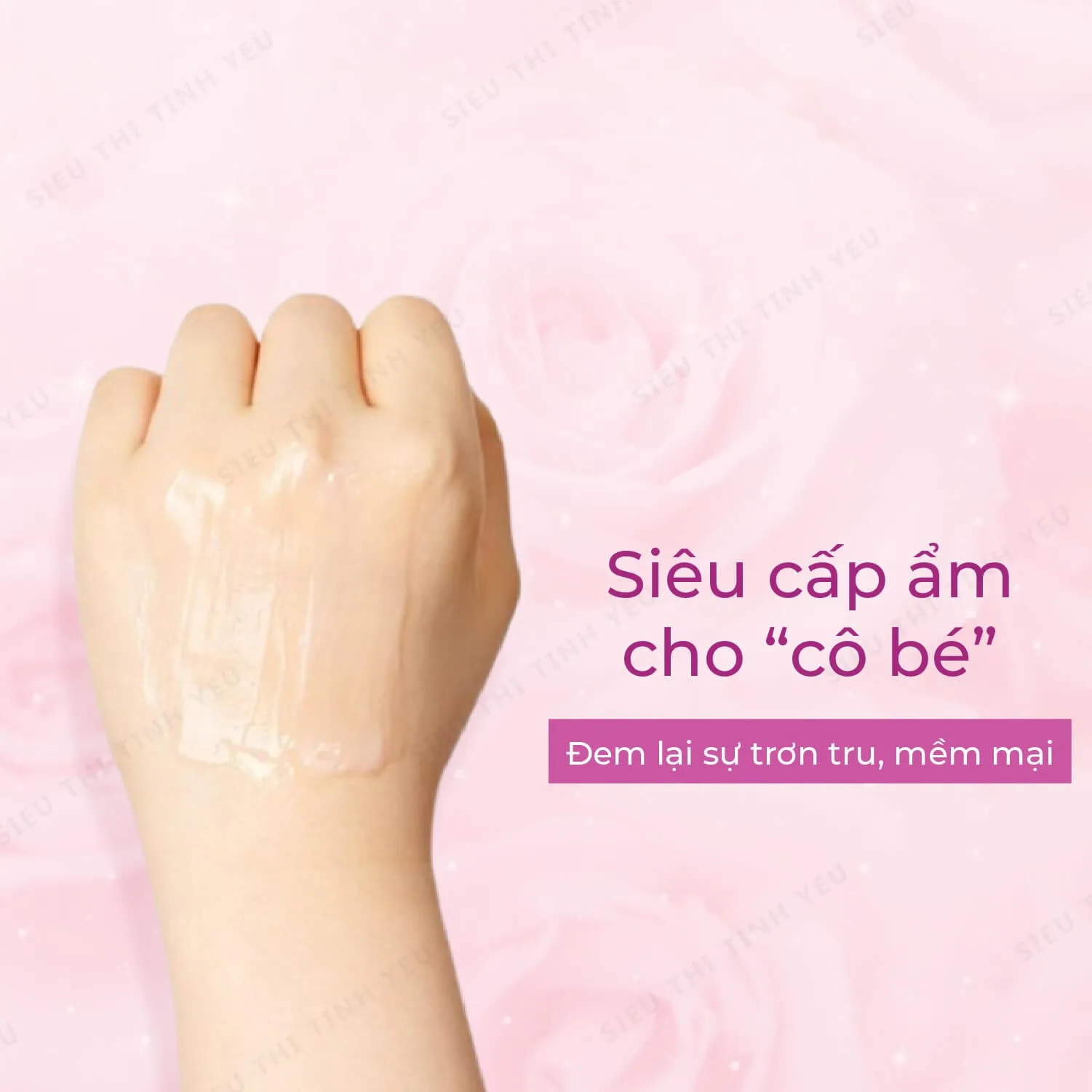 Gel bôi trơn ống bơm Joker màu hồng - Hương hoa hồng, bảo vệ, dưỡng ẫm - Hộp 3 ống — ảnh 4