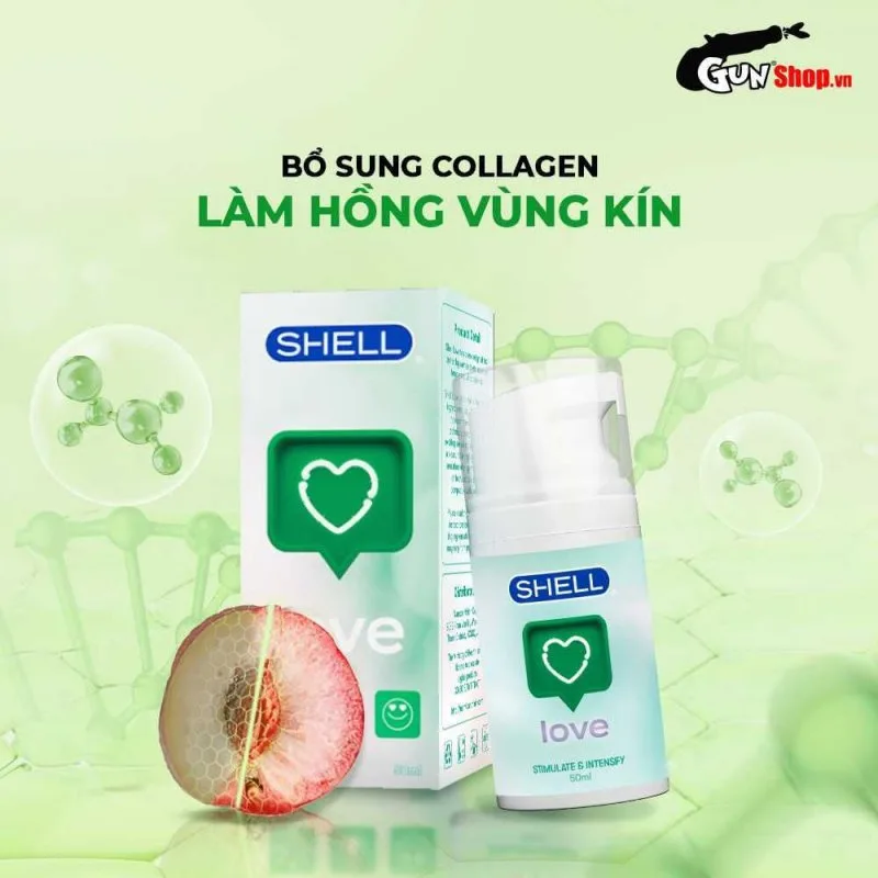 Gel bôi trơn Shell Love Green 50ml - Se khít, tăng khoái cảm — ảnh 6