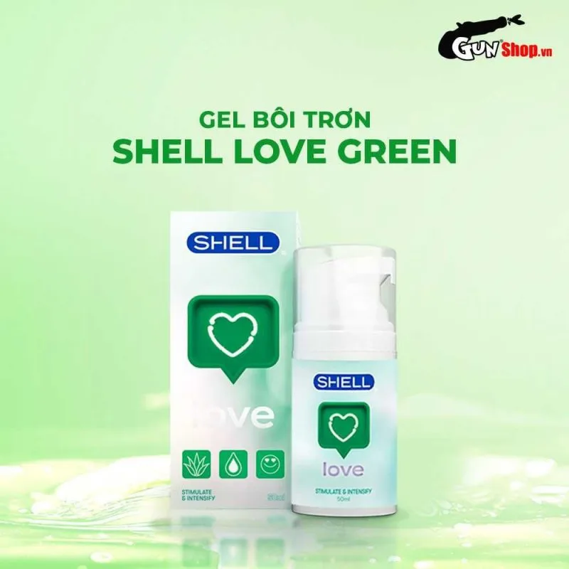 Gel bôi trơn Shell Love Green 50ml - Se khít, tăng khoái cảm — ảnh 3