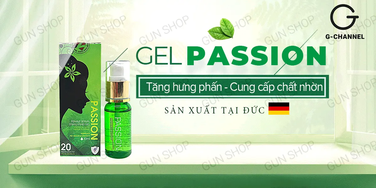 Gel bôi trơn nữ Passion 30ml tăng khoái cảm dịu nhẹ an toàn — ảnh 2