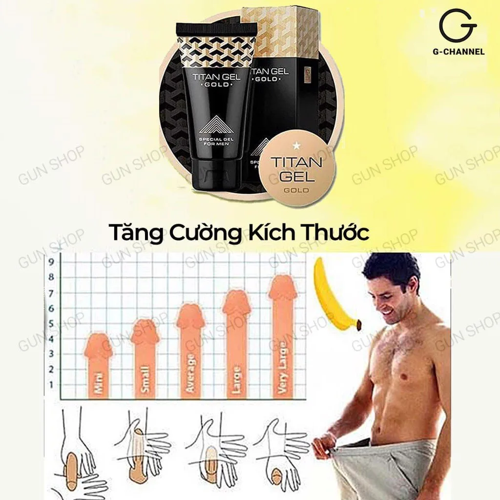 Gel Titan Gold cao cấp 50ml tăng kích thước hiệu quả an toàn — ảnh 3