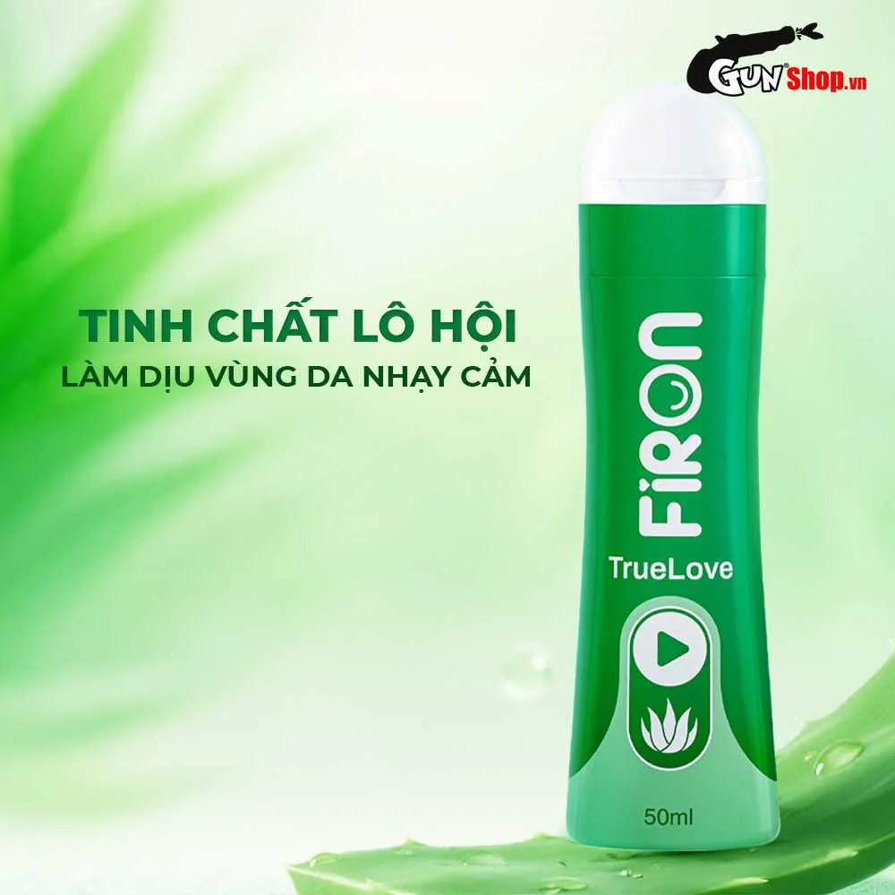 Gel bôi trơn tinh chất lô hội Firon True Love - Chai 50ml — ảnh 4