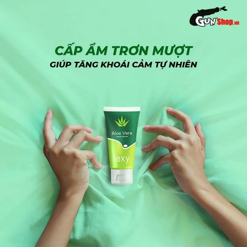 Gel bôi trơn lô hội Lexy Aloe 55ml an toàn mềm mượt tăng khoái cảm — ảnh 5