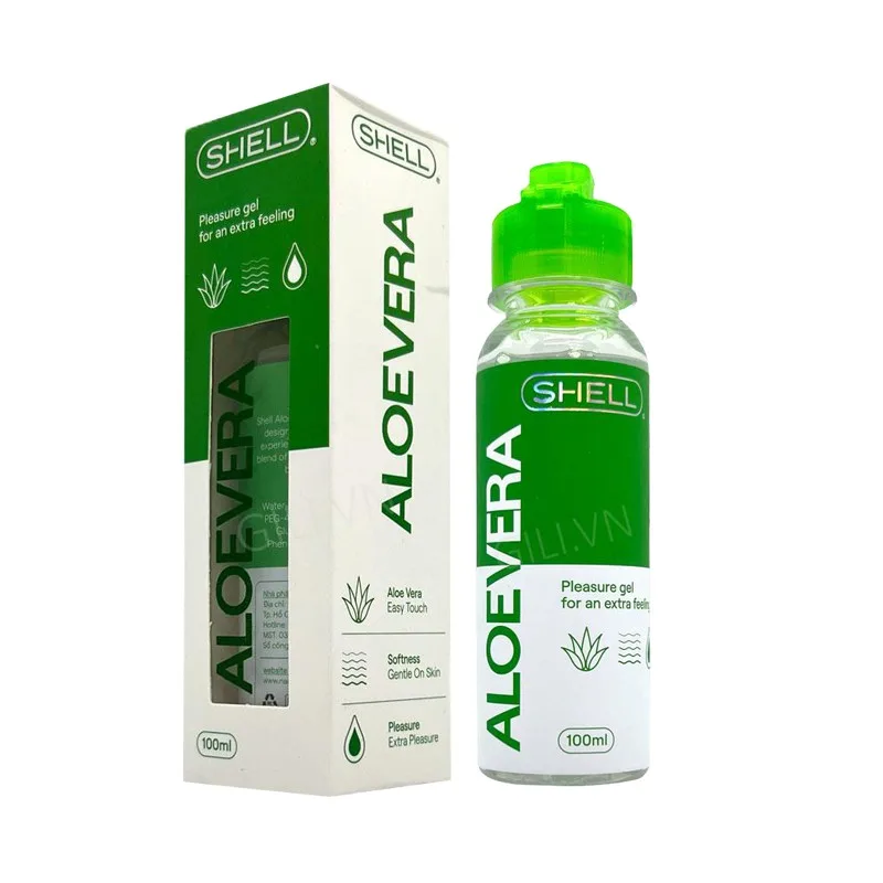 Gel bôi trơn lô hội Shell Aloe Vera 100ml dưỡng ẩm mềm mượt
