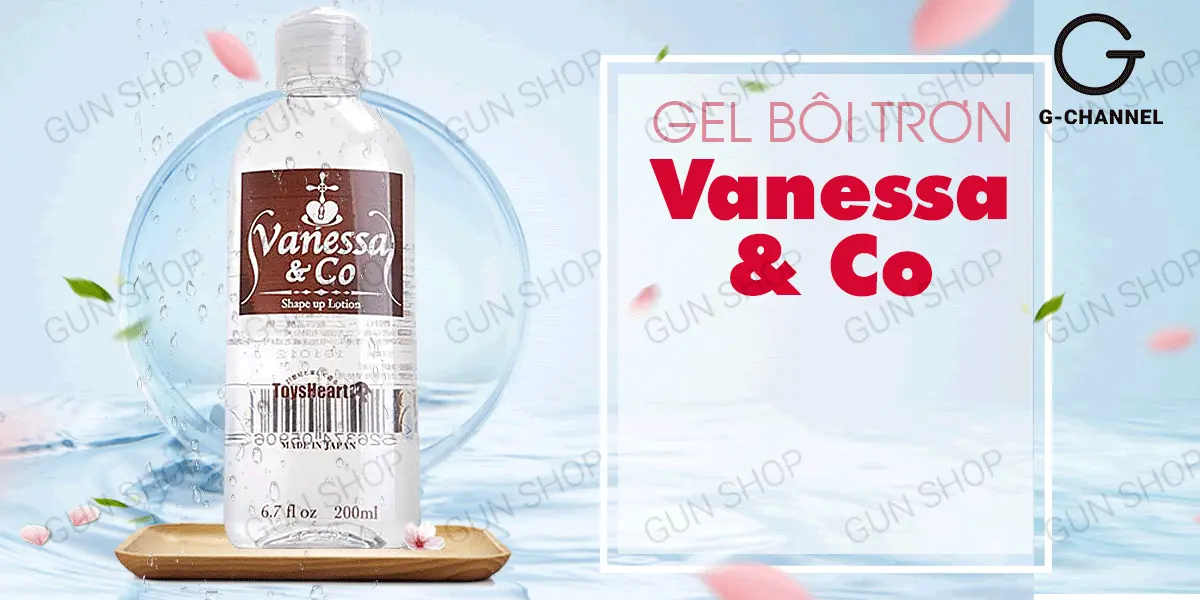 Gel Vanessa bôi trơn siêu mượt cấp ẩm cao 200ml — ảnh 2