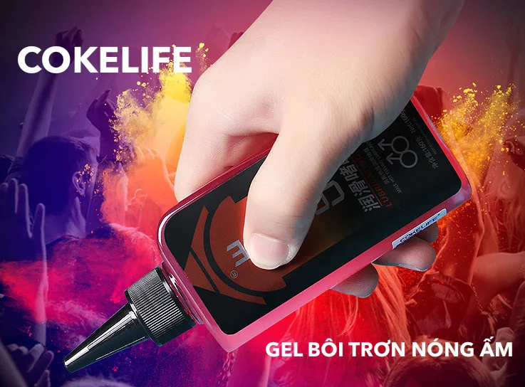 Gel bôi trơn Cokelife Superman đỏ ấm nóng 85g giảm đau rát — hình 3