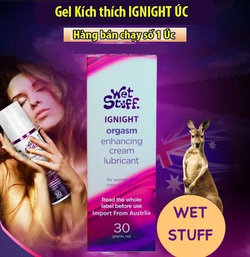Gel bôi trơn Wet Stuff Ignight 30g tăng khoái cảm nữ, se khít