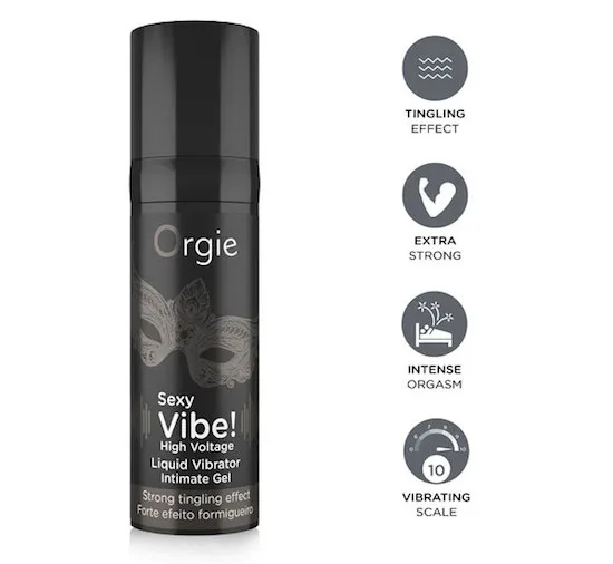 Gel Kích Thích Tăng Khoái Cảm Orgie Sexy Vibe High Voltage 15ml – Hiệu Ứng Rung Tê Mạnh Mẽ — ảnh 2