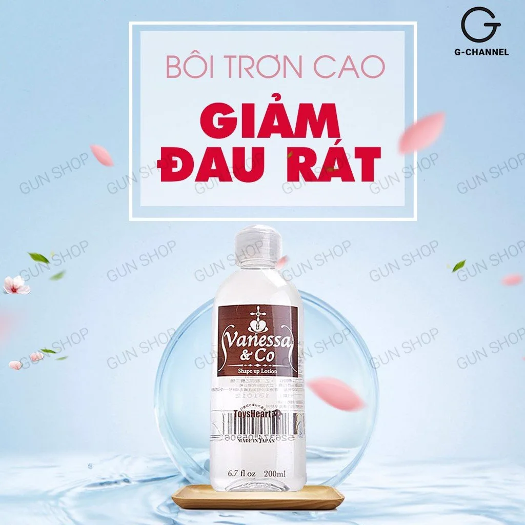 Gel Vanessa bôi trơn siêu mượt cấp ẩm cao 200ml — ảnh 3