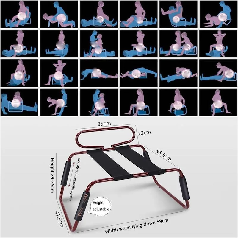 Ghế ngồi tình dục Detachable sex chair Roomfun FanGu hỗ trợ 24 tư thế quan hệ Ghế tình dục Roomfun FanGu Detachable 24 tư thế siêu bền — 24 Tư Thế – Mỗi Cuộc Yêu Là Một Trải Nghiệm Mới