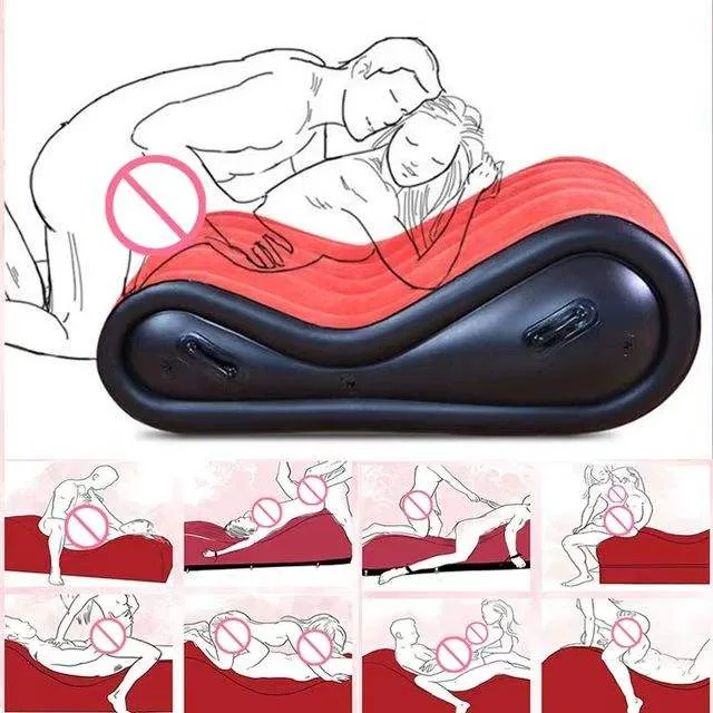Ghế sofa tình yêu bơm hơi Tougage Big Sm giường kéo tình yêu nhiều tư thế Ghế sofa bơm hơi tình yêu Tougage Big Sm đa năng, tiện lợi — Nam ở phía sau, dễ dàng kiểm soát lực và góc độ – tư thế