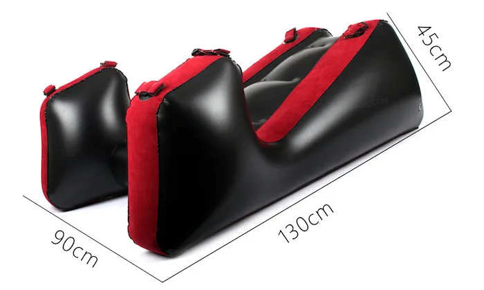 Ghế Bơm Hơi Tình Yêu Có Dây Trói Chân Đệm Gối Quan Hệ Tư Thế Doggy & Nằm Sấp — ảnh 5