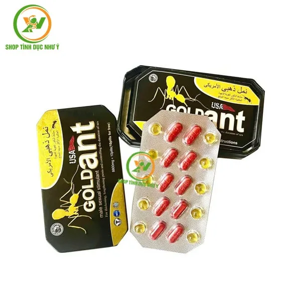 Gold Ant USA chính hãng tăng cường cường dương bền lâu - Kiến Vàng Đen Tây Tạng — ảnh 4