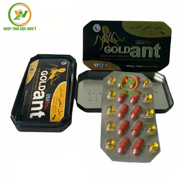 Gold Ant USA chính hãng tăng cường cường dương bền lâu - Kiến Vàng Đen Tây Tạng — ảnh 3