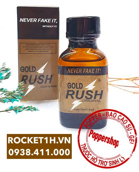 Popper Gold Rush 30ml - Tăng khoái cảm, hương thơm đẳng cấp — ảnh 2