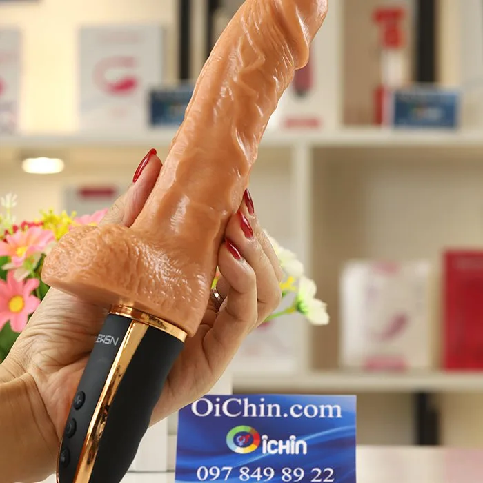 JEUSN cầm tay rung thụt tỏa nhiệt cao cấp silicone mềm mịn — ảnh 6