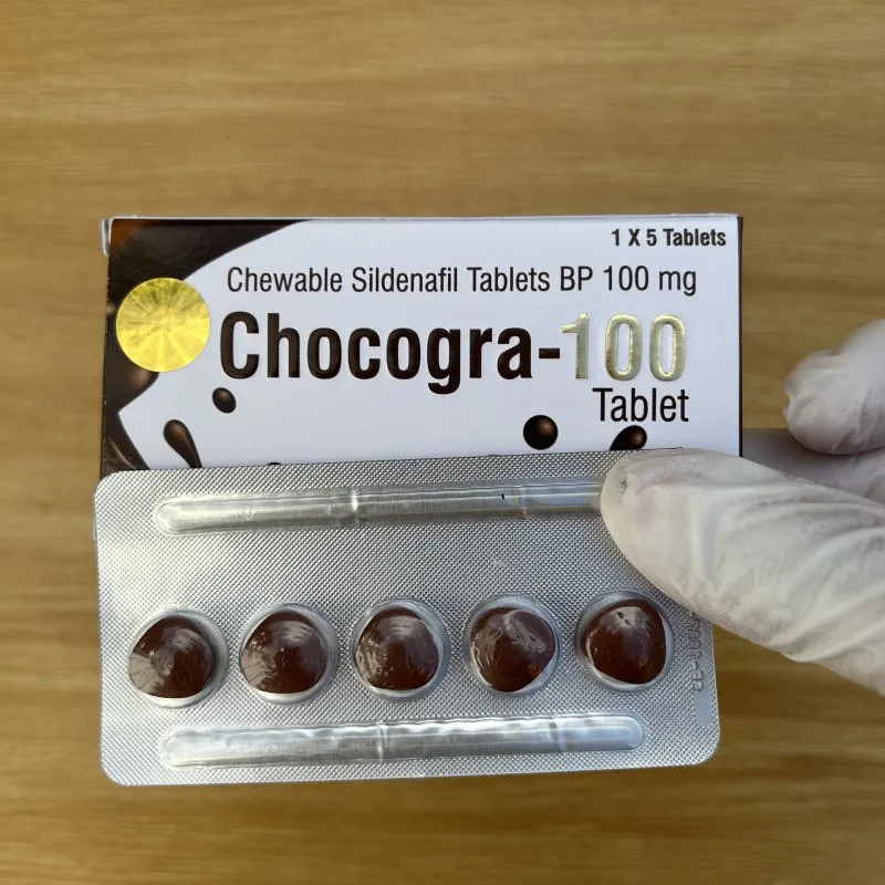 Kẹo nhai vị socola Chocogra 100mg Sunrise Ấn Độ giúp cương dương kéo dài thời gian quan hệ