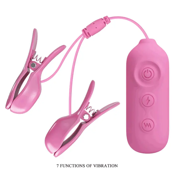 Kẹp ti kích điện PRETTY LOVE NIPPLE CLIP kích thích núm vú nhũ hoa — ảnh 2