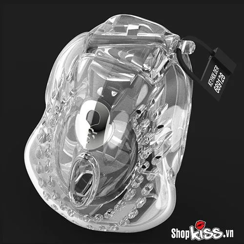 Khóa dương vật trong suốt cao cấp bảo vệ nam tăng khoái cảm — ảnh 5