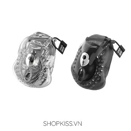 Khóa dương vật trong suốt cao cấp bảo vệ nam tăng khoái cảm — ảnh 3