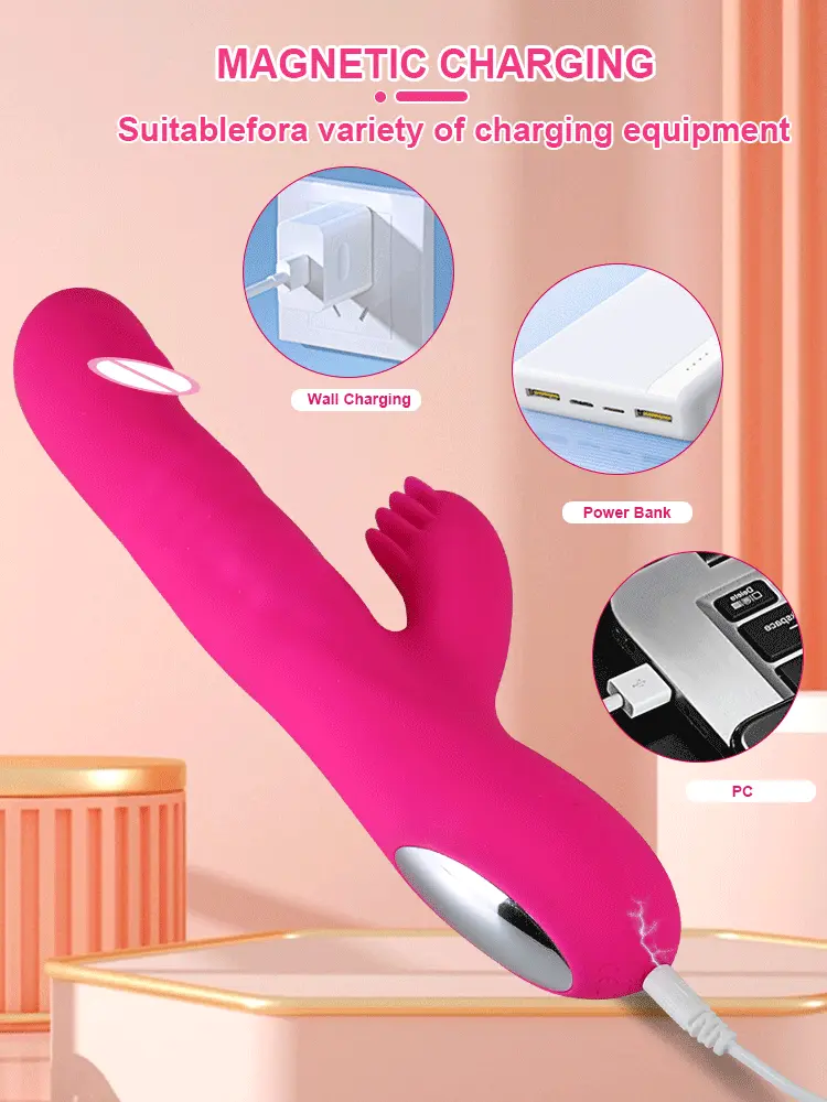 Dương vật giả rung thụt đa năng bi xoay tròn kèm nhánh liếm sướng — ảnh 5